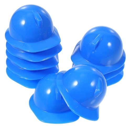 CHICAMPERA 20 Stück Teiliges Miniatur Bauhelme aus Kunststoff Robuste Sicherheitshelme Vielseitig für Puppenhaus Zubehör Haustierhelm und Partydekoration Kleine Hüte in Blau Langlebig und CHICAMPERA 20 Stück Teiliges Miniatur Bauhelme aus Kunststoff Robuste Sicherheitshelme Vielseitig für Puppenhaus Zubehör Haustierhelm und Partydekoration Kleine Hüte in Blau Langlebig und von CHICAMPERA