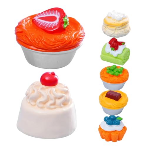 CHICAMPERA 7 Stück Realistische Miniatur Desserts Künstliche Kuchen mit Lebensechten Früchten Detailgetreue Simulation Dessert Deko für Puppenhaus Basteln und Kreative DIY projekte CHICAMPERA 7 Stück Realistische Miniatur Desserts Künstliche Kuchen mit Lebensechten Früchten Detailgetreue Simulation Dessert Deko für Puppenhaus Basteln und Kreative DIY projekte von CHICAMPERA
