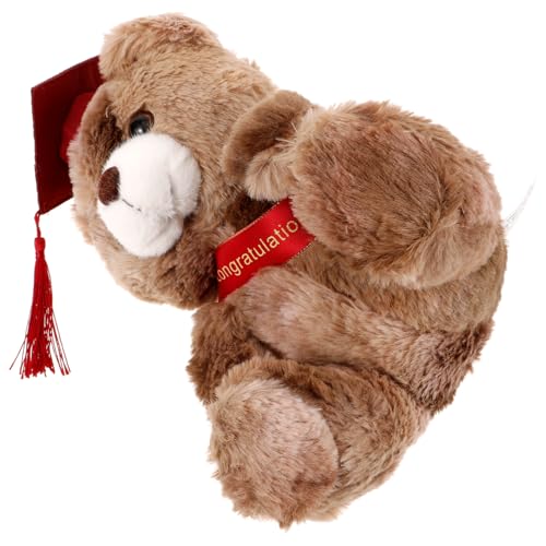 CHICAMPERA Abschluss-plüschbär mit Doktorhut Weicher Kuscheliger Cartoon-bär Kleine Stofftier-Dekoration für Sofa Auto Geschenk zum Bachelor Masterabschluss CHICAMPERA Abschluss-plüschbär mit Doktorhut Weicher Kuscheliger Cartoon-bär Kleine Stofftier-Dekoration für Sofa Auto Geschenk zum Bachelor Masterabschluss von CHICAMPERA