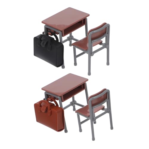 CHICAMPERA Holzschreibtische Stühle Schulranzen Handgefertigte Klassenzimmermöbel für Kreative Rollenspiele und Sammler CHICAMPERA Holzschreibtische Stühle Schulranzen Handgefertigte Klassenzimmermöbel für Kreative Rollenspiele und Sammler von CHICAMPERA
