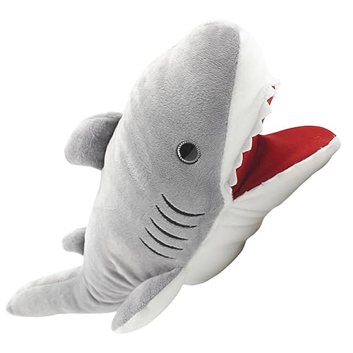 CHICAMPERA Plüsch Hai Handpuppe Für Interaktive Tierfigur Weiches Spielzeug Für Kreatives Rollenspiel Für Geschichtenerzählen Und Rollenspiele CHICAMPERA Plüsch Hai Handpuppe Für Interaktive Tierfigur Weiches Spielzeug Für Kreatives Rollenspiel Für Geschichtenerzählen Und Rollenspiele von CHICAMPERA
