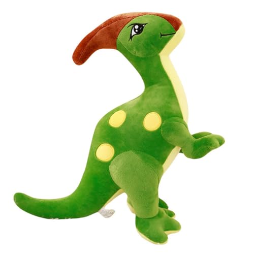 CHICAMPERA Kuscheltier Dinosaurier Parasaurolophus Plüschspielzeug Grün Wohnkultur Und Geburtstagsgeschenk Für Weiches Und Sicheres Für Jungen Und Mädchen von CHICAMPERA