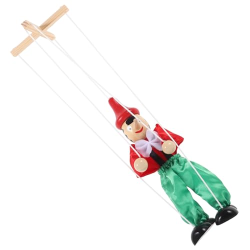 CHICAMPERA Holzmarionette für Kinder Interaktive String Puppen Sicheres Material Selbstgemacht Marionetten Spielzeug für Puppentheater und Partys CHICAMPERA Holzmarionette für Kinder Interaktive String Puppen Sicheres Material Selbstgemacht Marionetten Spielzeug für Puppentheater und Partys von CHICAMPERA