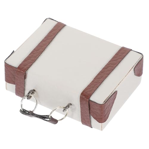 CHICAMPERA Miniatur Reise Koffer Modell Vintage Weißer Miniatur Koffer aus Hartschalen Material Detailgetreues Puppenhaus Zubehör Geeignet als Dekoration und Sammelobjekt für Puppenhäuser CHICAMPERA Miniatur Reise Koffer Modell Vintage Weißer Miniatur Koffer aus Hartschalen Material Detailgetreues Puppenhaus Zubehör Geeignet als Dekoration und Sammelobjekt für Puppenhäuser von CHICAMPERA