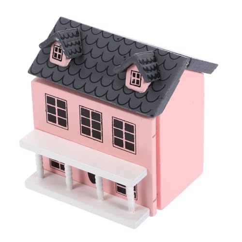 CHICAMPERA Miniaturhaus Mini Villa Ornament Holzhaus Holzvilla Puppendekoration von CHICAMPERA