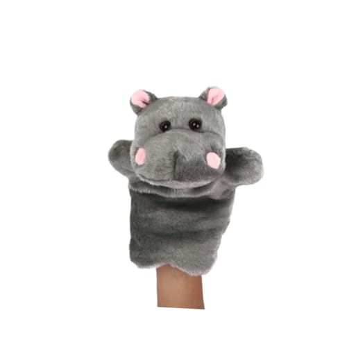 CHICAMPERA Plüsch Handpuppe Hippo für Interaktives Geschichten Erzählen Zubehör für Eltern Junge Mädchen Rollenspiele Dunkelgrau CHICAMPERA Plüsch Handpuppe Hippo für Interaktives Geschichten Erzählen Zubehör für Eltern Junge Mädchen Rollenspiele Dunkelgrau von CHICAMPERA