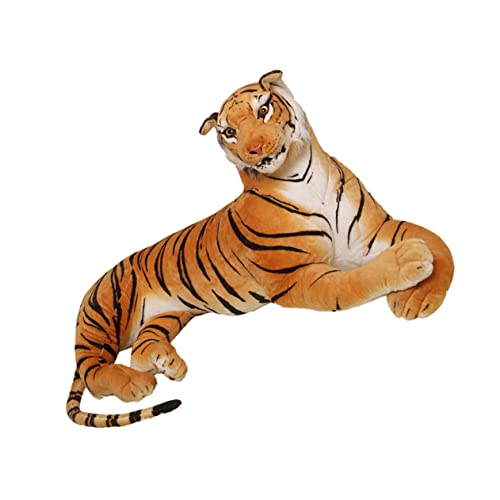 CHICAMPERA Tigerpuppe Simulation Tiger Stoffpuppen Tiger Ausgestopftes Tierspielzeug Mit Tieren Gefüllte Puppen Orange von CHICAMPERA