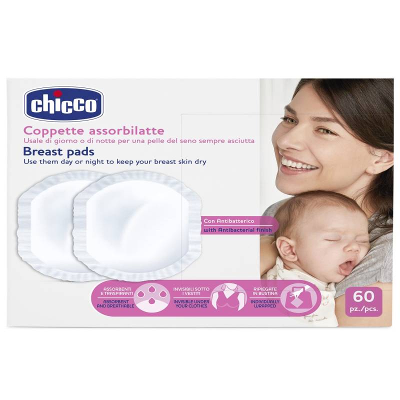 Chicco Akterielle Stilleinlagen Natural Feeling 60 Stück von CHICCO