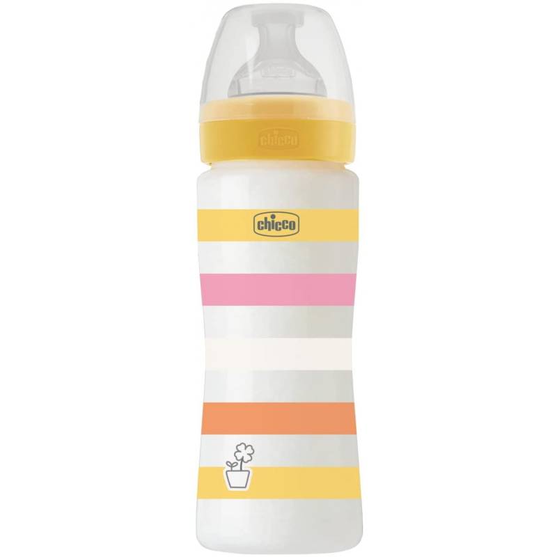 Chicco Babyflasche Wohlbefinden Und Polypropylen Silicon Modell 4m + 330ml von CHICCO