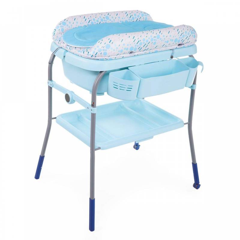 Chicco Bade-/wickelkombination Cuddle & Bubble Comfort Blau von CHICCO