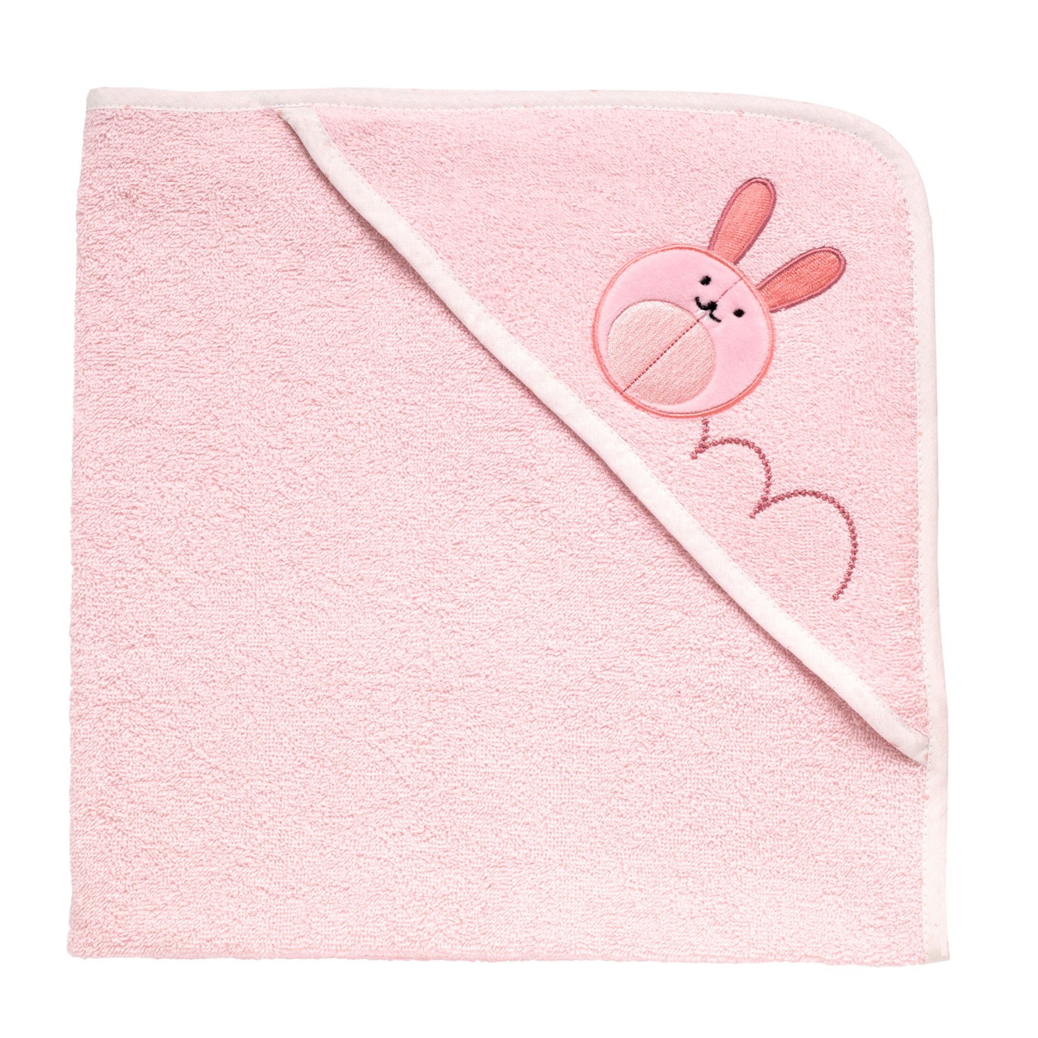 Chicco Kaputzenhandtuch Häschchen 0m+ Rosa von CHICCO