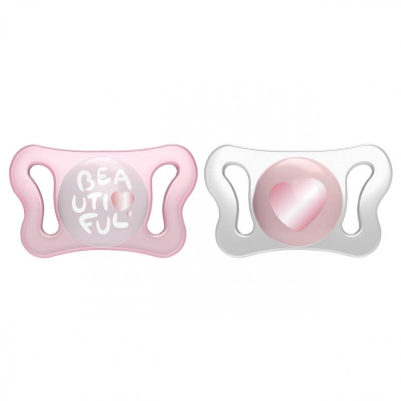 Chicco Physio Luftglühender Schnuller Gummi 2 PCS Grün 0-6m von CHICCO