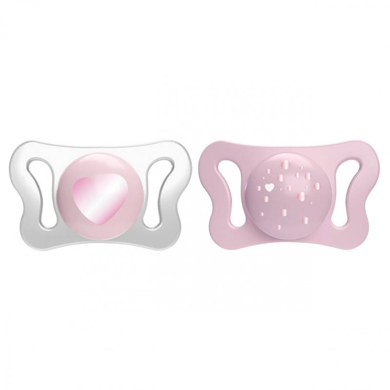 Chicco Physio Luftglühender Schnuller Gummi 2 PCS Grün 0-6m von CHICCO