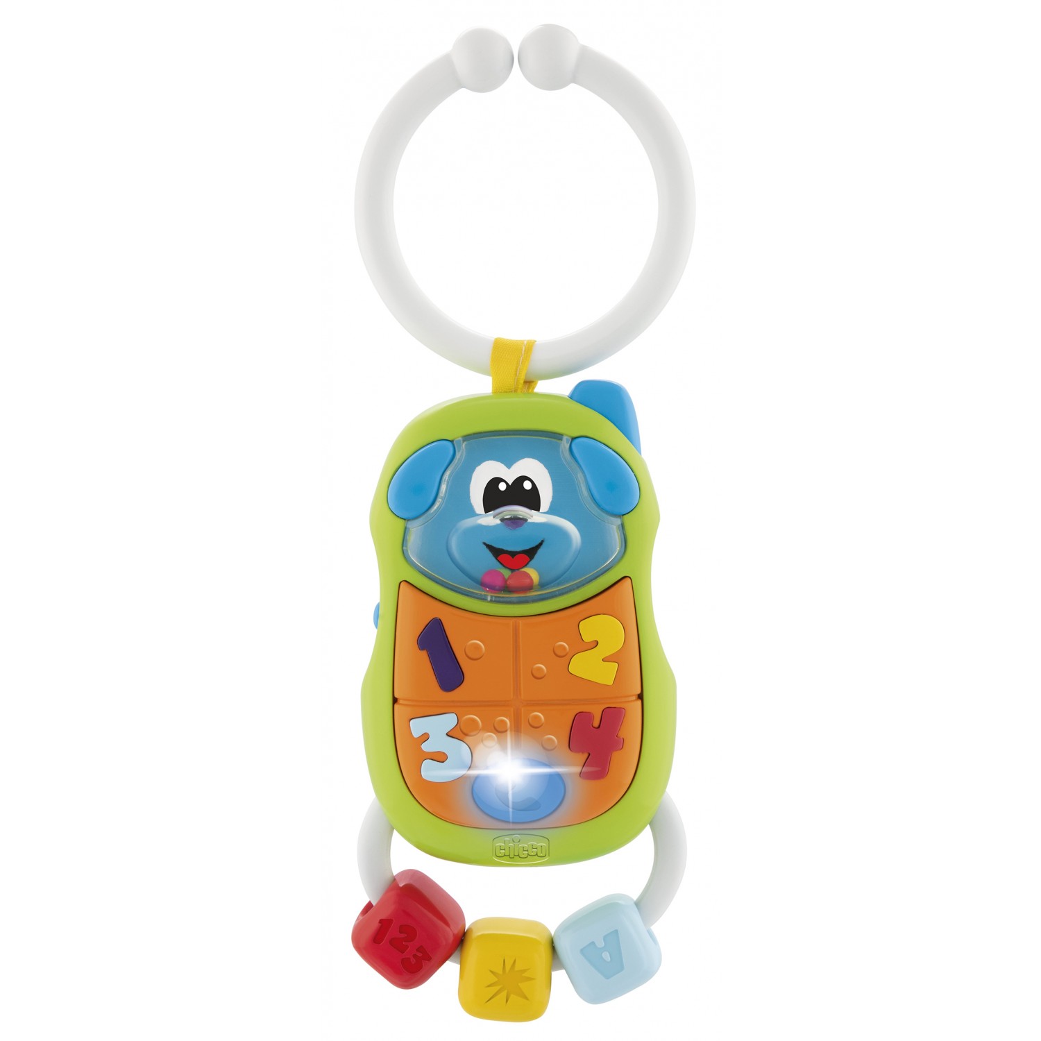 Chicco Puppy Telefon Mehrfarbig von CHICCO