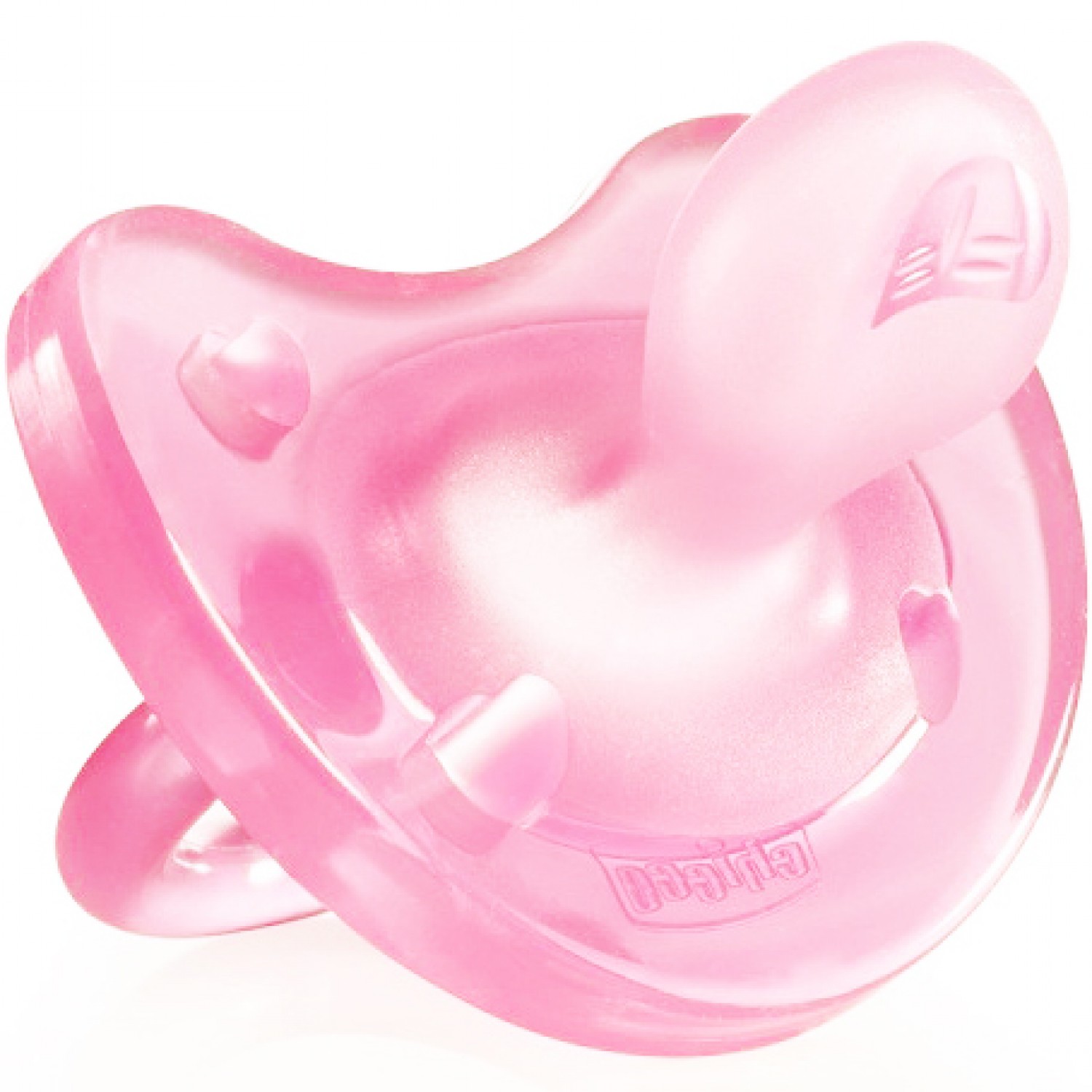 Chicco Silikon Physio Gummi 16-36m Pink von CHICCO