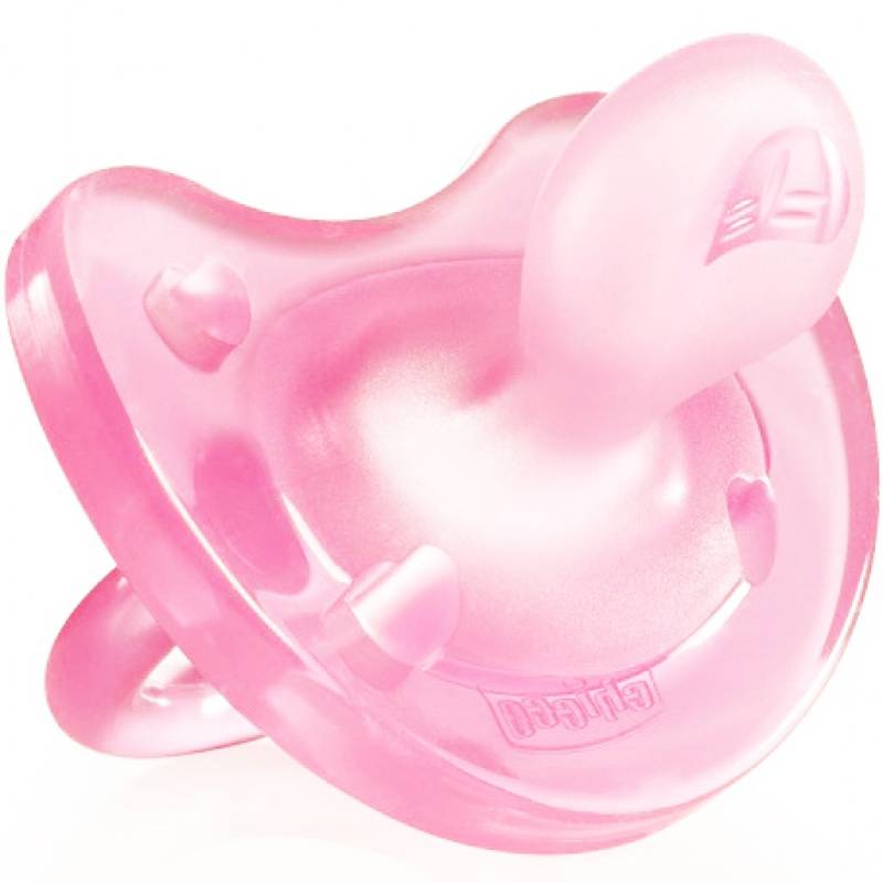 Chicco Silikon Physio Gummi 16-36m Pink von CHICCO