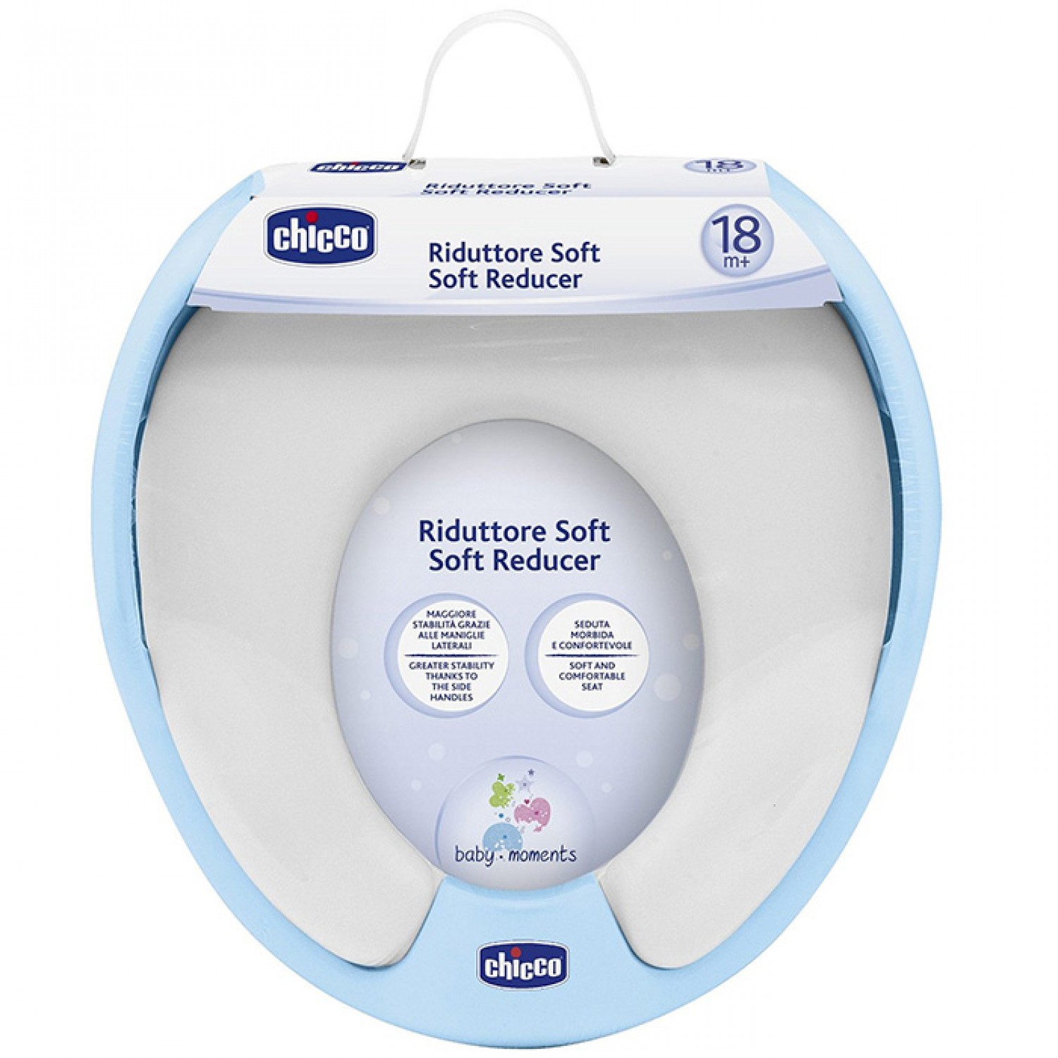 Chicco Wc-softsitz Mit Griffen Blau von CHICCO