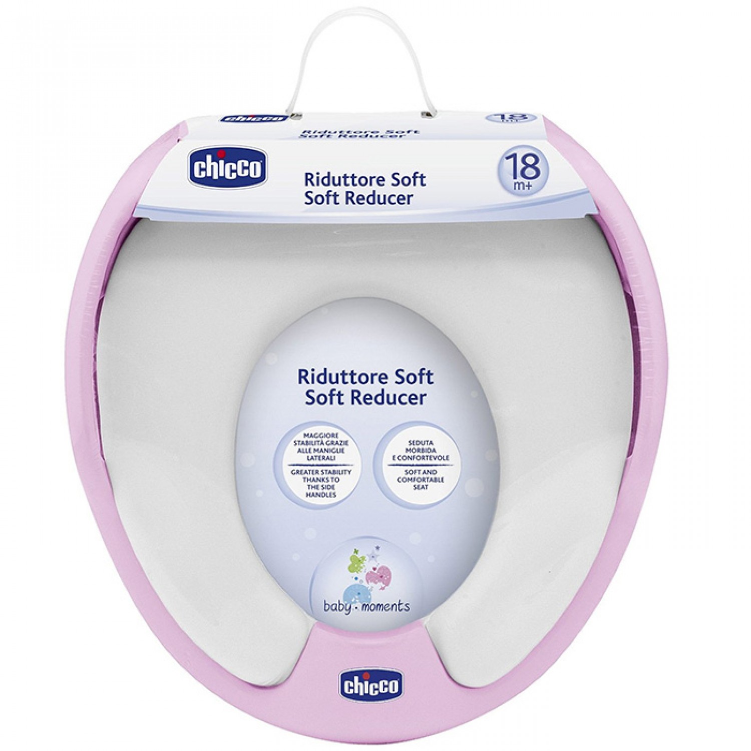 Chicco Wc-softsitz Mit Griffen Rosa von CHICCO