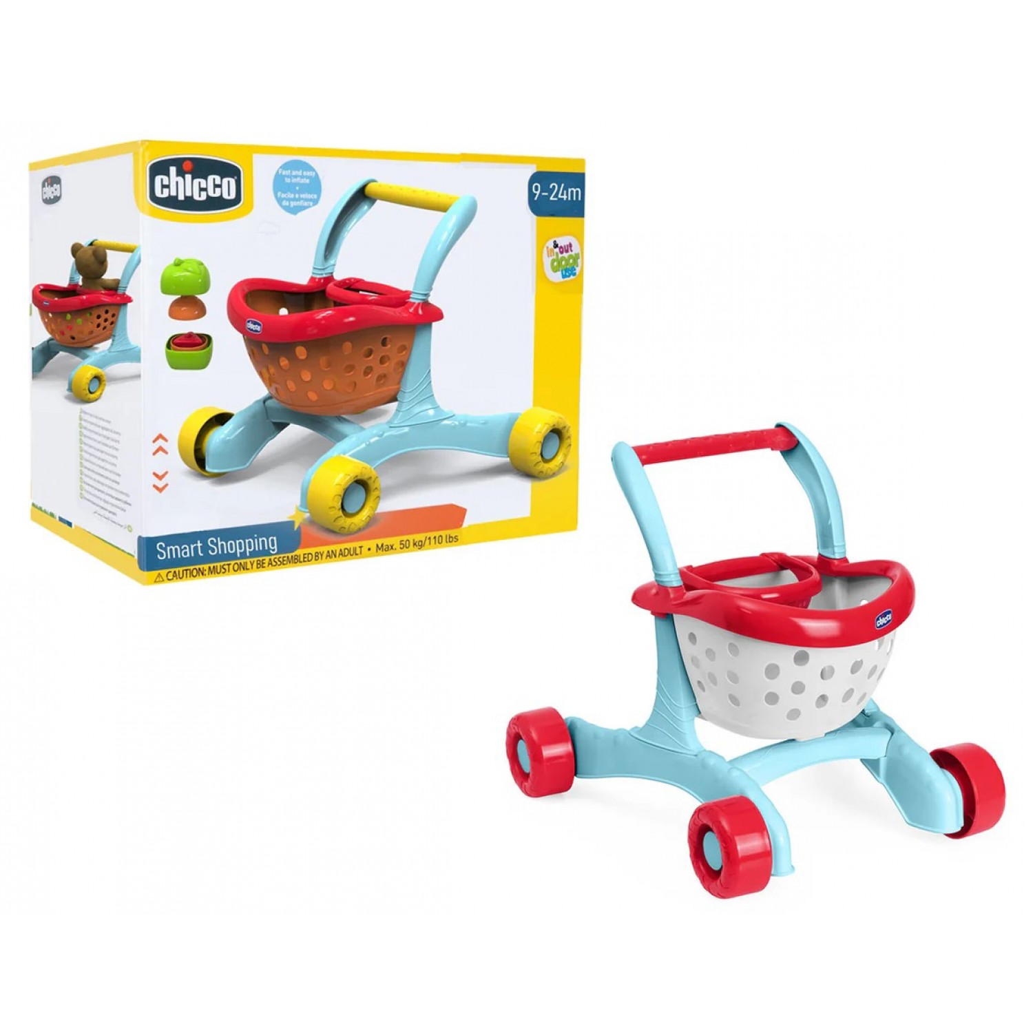 Chicco Zweisprachige Lauflernhilfe Happy Shopping, 3 in 1, mit Scanner, Licht- und Soundeffekten, ab 6 Monate Chicco Zweisprachige Lauflernhilfe Happy Shopping, 3 in 1, mit Scanner, Licht- und Soundeffekten, ab 6 Monate von CHICCO