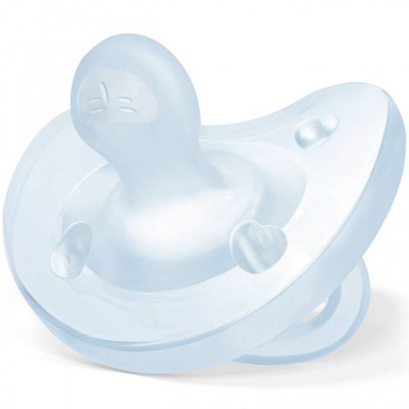 Gummi Chicco Silikon Physio 0-6m Blau von CHICCO