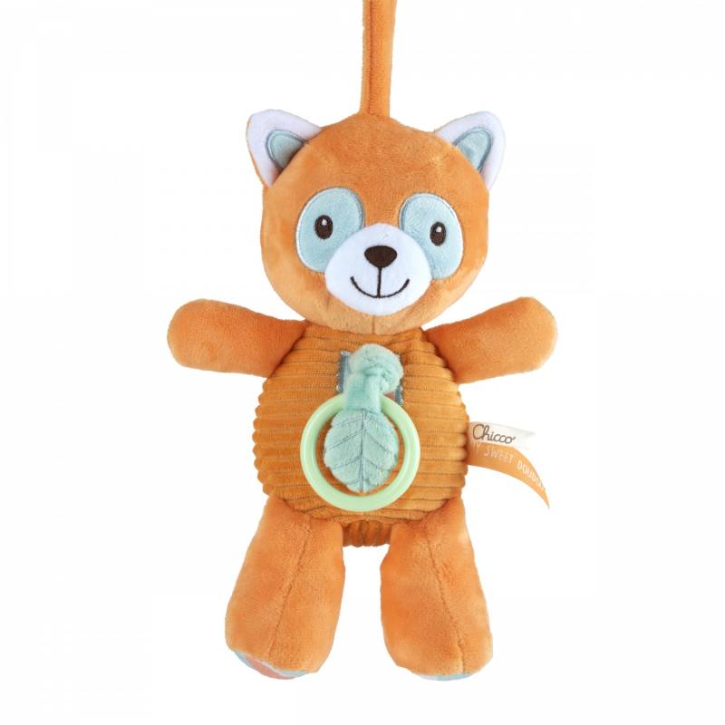 Plüsch Glockenspiel für Kinderbett Chicco Spieluhr My Sweet DouDou Red Panda von CHICCO