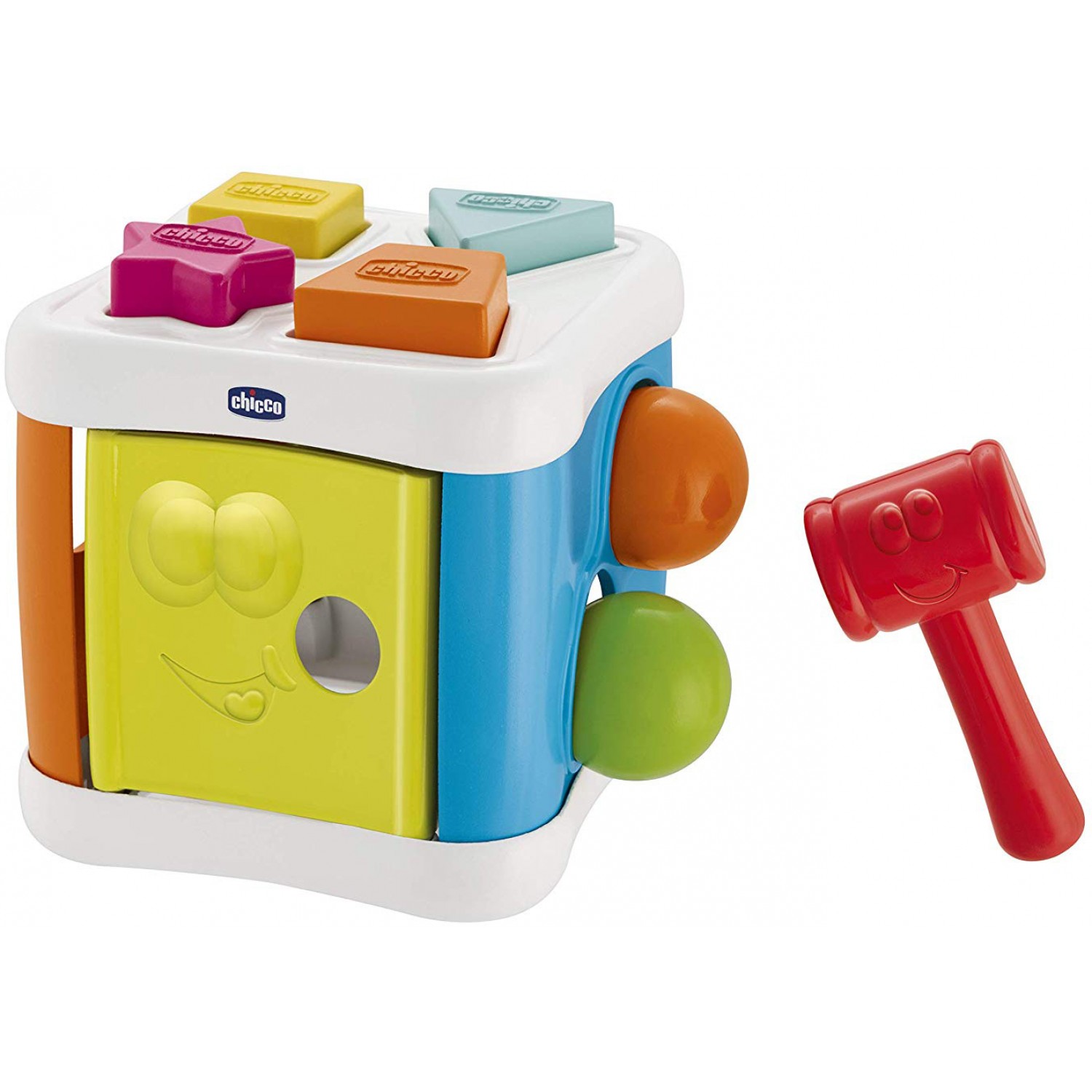 Spiel Chicco Cube Insert & Hammer 2 in 1 von CHICCO