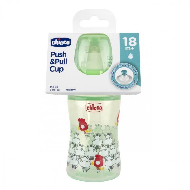 Tazza Push&Pull Chicco Verde 18m+ von CHICCO