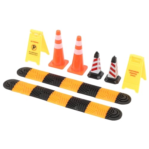 CHICIRIS 1/18 1/24 RC Autozubehör, Speed Bumps Road Cones Modell Auto Szene Zubehör für Verbesserten Realismus und Genuss CHICIRIS 1/18 1/24 RC Autozubehör, Speed Bumps Road Cones Modell Auto Szene Zubehör für Verbesserten Realismus und Genuss von CHICIRIS