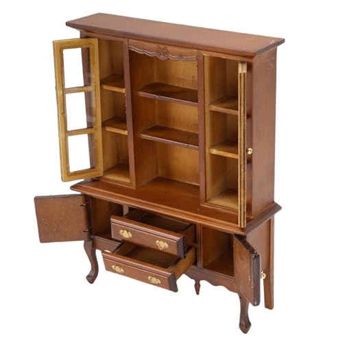 CHICIRIS 1:12 Miniatur Birchwood Dollhouse Cabinet Decoration Möbel, Lebensechtes Design, Ausgezeichnetes Finish, Exquisite Handwerkskunst, Vielseitige Szenenanwendung mit Detailliertem Kompliziert CHICIRIS 1:12 Miniatur Birchwood Dollhouse Cabinet Decoration Möbel, Lebensechtes Design, Ausgezeichnetes Finish, Exquisite Handwerkskunst, Vielseitige Szenenanwendung mit Detailliertem Kompliziert von CHICIRIS