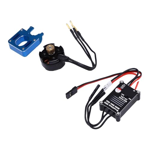 CHICIRIS 2400 -kV -Motor, Bürstenloser Speed Controller, Geschwindigkeitsregler mit Aufbewahrungsbeutelschrauben für SCX24 1/24 RC Autowagen CHICIRIS 2400 -kV -Motor, Bürstenloser Speed Controller, Geschwindigkeitsregler mit Aufbewahrungsbeutelschrauben für SCX24 1/24 RC Autowagen von CHICIRIS