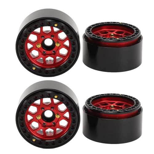 CHICIRIS 4pcs Drift Car Wheel Rims, 1,9 Zoll Beadlock Aluminium -Leichtmetallräder für 1:10 -Skala Autos mit Auffälliger Visueller Anziehungskraft, Idealer Kompatibilität und Sichere Passform, CHICIRIS 4pcs Drift Car Wheel Rims, 1,9 Zoll Beadlock Aluminium -Leichtmetallräder für 1:10 -Skala Autos mit Auffälliger Visueller Anziehungskraft, Idealer Kompatibilität und Sichere Passform, von CHICIRIS