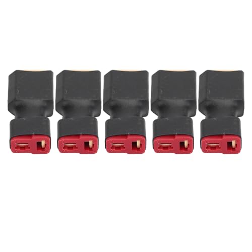 CHICIRIS 5-teiliger XT60-T-Stecker-Konverter mit Sicherer Verbindung, Sichere Verwendung für RC-Autos Verwenden, platzsparend. Ausreichend für Verschiedene von CHICIRIS