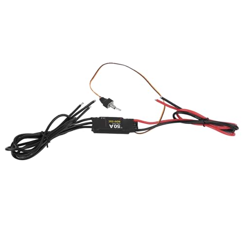 CHICIRIS 50A Elektronischer Geschwindigkeitsregler, Wasserdichtliche Rüstung, Intelligenter Langsamer Start, Minimalistisches Design, Premiummaterial für Bootsmodell Unter Wassermesser mit 24 -V -RC CHICIRIS 50A Elektronischer Geschwindigkeitsregler, Wasserdichtliche Rüstung, Intelligenter Langsamer Start, Minimalistisches Design, Premiummaterial für Bootsmodell Unter Wassermesser mit 24 -V -RC von CHICIRIS