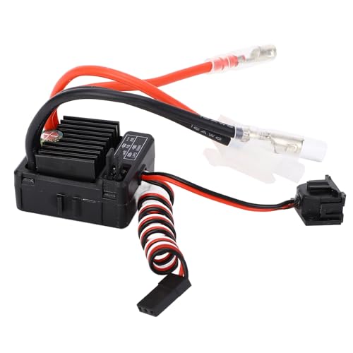 CHICIRIS 60A Gebürstete ESC -Geschwindigkeitsregler, Wasserdicht Staubdesteuter Elektronischer Geschwindigkeitsregler für 1/10 RC -Autos Boote, Hohe Leistung und Effizienz, Einfache Einrichtung und CHICIRIS 60A Gebürstete ESC -Geschwindigkeitsregler, Wasserdicht Staubdesteuter Elektronischer Geschwindigkeitsregler für 1/10 RC -Autos Boote, Hohe Leistung und Effizienz, Einfache Einrichtung und von CHICIRIS