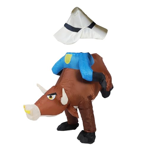 CHICIRIS Bull Rider Design Komisch Aufblasbares Outfit für Erwachsene mit Effizienter Inflation für Halloween, Ostern, Weihnachten, Partys, Cosplay und Mehr CHICIRIS Bull Rider Design Komisch Aufblasbares Outfit für Erwachsene mit Effizienter Inflation für Halloween, Ostern, Weihnachten, Partys, Cosplay und Mehr von CHICIRIS