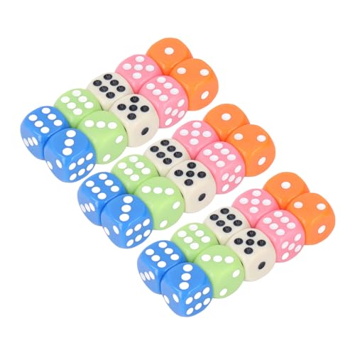 CHICIRIS Bunte Brettspiel-Schüttgut-Würfel-Set mit 30 Spielern für Lernen, Lebendiges Tool für Mathematische Bildung, Weastresistente Klassenzimmer CHICIRIS Bunte Brettspiel-Schüttgut-Würfel-Set mit 30 Spielern für Lernen, Lebendiges Tool für Mathematische Bildung, Weastresistente Klassenzimmer von CHICIRIS