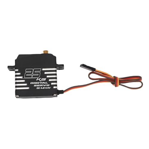 CHICIRIS Digitaler Servomotor, Breite Kompatibilität Kupferausrüstung Aluminiumlegierung Gehäuse 180 ° Kontrollwinkel für 1/8 1/10 /12 RC -Auto -LKW Crawlerbootroboter, Herausragende Leistung CHICIRIS Digitaler Servomotor, Breite Kompatibilität Kupferausrüstung Aluminiumlegierung Gehäuse 180 ° Kontrollwinkel für 1/8 1/10 /12 RC -Auto -LKW Crawlerbootroboter, Herausragende Leistung von CHICIRIS