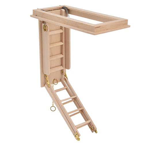 CHICIRIS Dollhouse -Treppen, Holz -Mini Requisiten für Dollhouse, Birch Stringer, Verbesserung von Szenen CHICIRIS Dollhouse -Treppen, Holz -Mini Requisiten für Dollhouse, Birch Stringer, Verbesserung von Szenen von CHICIRIS