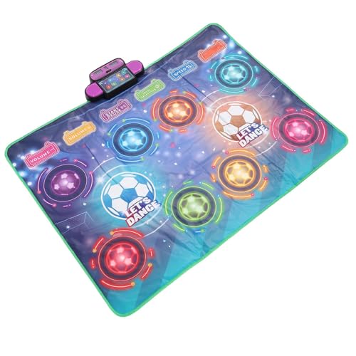 CHICIRIS Double Player Dance Matte, Interaktive Herausfordernde Levels, Verbesserung der Interaktion mit Tanzendem Musikspiel, der Sicherheit und Langlebigkeit für die Körperliche Entwicklung Bietet CHICIRIS Double Player Dance Matte, Interaktive Herausfordernde Levels, Verbesserung der Interaktion mit Tanzendem Musikspiel, der Sicherheit und Langlebigkeit für die Körperliche Entwicklung Bietet von CHICIRIS