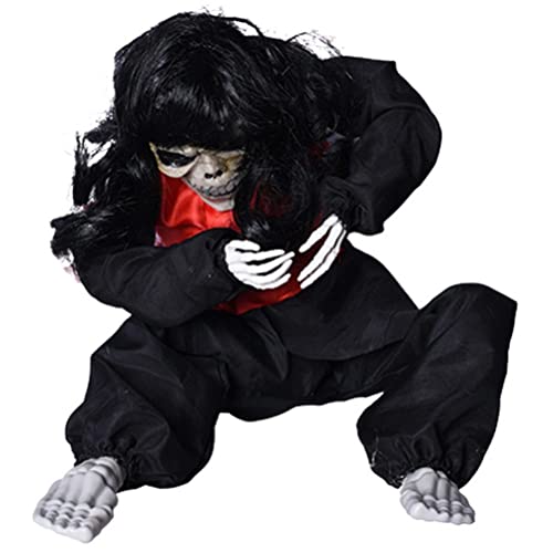 CHICIRIS Halloween Zitternde Weinende Geisterpuppe, Sprachsteuerung, Geister-Requisite, Halloween-Ornament, Halloween-Party-Dekoration, Spukhaus-Requisite (2) von CHICIRIS