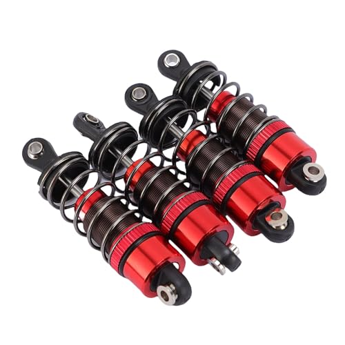 CHICIRIS Hochleistungs-Aluminium-RC-Stoßdämpfer Set, 4PCS-Upgrade-Federungs-Kit für 1/10 Scale Off-Straße RC-Auto, Entwickelt mit öldämpfter Technologie, Erleben Sie eine Präzise Kontrolle (Rot) CHICIRIS Hochleistungs-Aluminium-RC-Stoßdämpfer Set, 4PCS-Upgrade-Federungs-Kit für 1/10 Scale Off-Straße RC-Auto, Entwickelt mit öldämpfter Technologie, Erleben Sie eine Präzise Kontrolle (Rot) von CHICIRIS