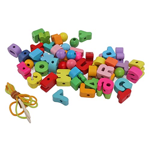 CHICIRIS Holz Alphabet Puzzle Hochglänzende Oberflächenlicht -Schnürungsbuchstaben Hand -Augenkoordination Lernspielzeug für 51pcs CHICIRIS Holz Alphabet Puzzle Hochglänzende Oberflächenlicht -Schnürungsbuchstaben Hand -Augenkoordination Lernspielzeug für 51pcs von CHICIRIS