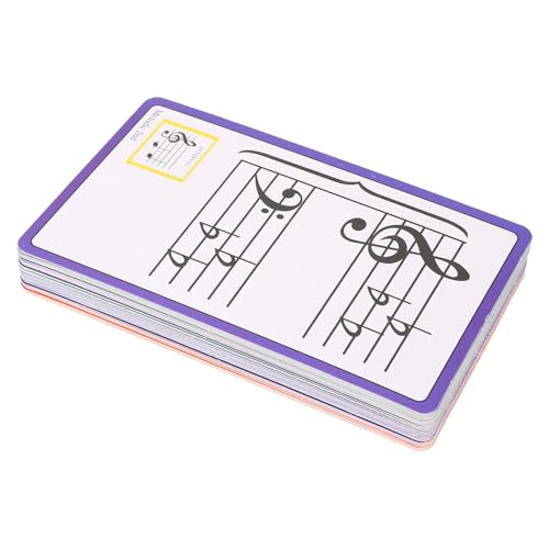 CHICIRIS Musik -Flash -Karten, 50 PCs Lernt Farbcodierte Doppelseitige Klaviernoten Flash Karten mit Kunstpapiermaterial für Anfänger Lernen, Lebendige und Farbenfrohe Musikausbildungskarten für CHICIRIS Musik -Flash -Karten, 50 PCs Lernt Farbcodierte Doppelseitige Klaviernoten Flash Karten mit Kunstpapiermaterial für Anfänger Lernen, Lebendige und Farbenfrohe Musikausbildungskarten für von CHICIRIS