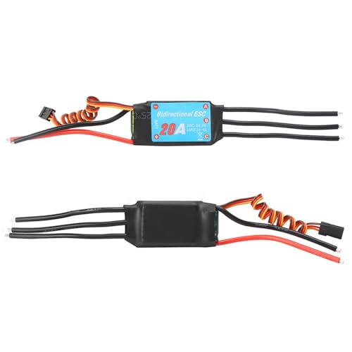 CHICIRIS One Way Brushless ESC Elektronischer Geschwindigkeitsregler für RC-Schiffs-Unterwasserpropeller (20A) von CHICIRIS