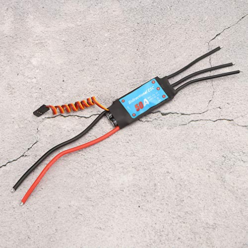 CHICIRIS One Way Brushless ESC Elektronischer Geschwindigkeitsregler für RC-Schiffs-Unterwasserpropeller (50A) von CHICIRIS