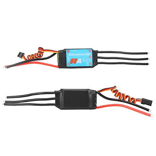 CHICIRIS One Way Brushless ESC Elektronischer Geschwindigkeitsregler für RC-Schiffs-Unterwasserpropeller (60A) von CHICIRIS