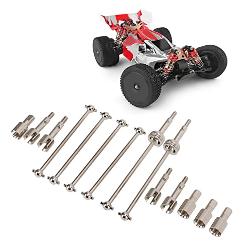 CHICIRIS RC CVD-Antriebswellen-Kit, Upgrade-Teil aus Metall mit Gelenkschalen-Hundeknochen für WLtoys 144001 RC-Car von CHICIRIS