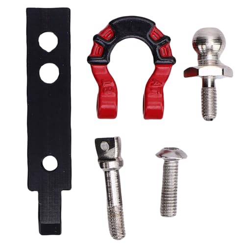 CHICIRIS RC Crawler Trailer Hook, Hochfestigkeitslegierung 1/8 1/10 RC -Auto -Modell -Schleppkupplung mit Speziell für 4083 4107 MK07, Einfach zu Installierter und Realistischer Textur für (Schwarz CHICIRIS RC Crawler Trailer Hook, Hochfestigkeitslegierung 1/8 1/10 RC -Auto -Modell -Schleppkupplung mit Speziell für 4083 4107 MK07, Einfach zu Installierter und Realistischer Textur für (Schwarz von CHICIRIS