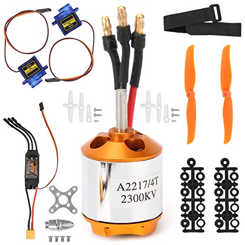 CHICIRIS RC -Fernbedienungsflugzeug -ESC Set, SG90 9G Servo, 2300 KV Bürstenloser Motor für EIN Leichtes Hochleistungs Kit mit 6035 Propeller, Geeignet für Quadcopter oder Feste Flügelflugzeuge. CHICIRIS RC -Fernbedienungsflugzeug -ESC Set, SG90 9G Servo, 2300 KV Bürstenloser Motor für EIN Leichtes Hochleistungs Kit mit 6035 Propeller, Geeignet für Quadcopter oder Feste Flügelflugzeuge. von CHICIRIS