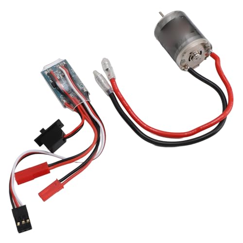 CHICIRIS RC Gebürstetes Motor -ESC -Kit, Hochleistungsmotor, 31T, 370 Größengröße, mit JST Femal Bis 4,0 Mm Weibliches Kabel für 1/16 1/18 RC Autos CHICIRIS RC Gebürstetes Motor -ESC -Kit, Hochleistungsmotor, 31T, 370 Größengröße, mit JST Femal Bis 4,0 Mm Weibliches Kabel für 1/16 1/18 RC Autos von CHICIRIS